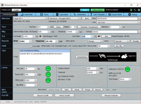 G-Wizard CNC Feeds and Speeds Calculator