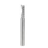 amana solid carbide end mill 6 mm spiral o single flute for plastic up cut