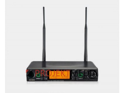 Dateq DA-802R/6 Duální bezdrátový mikrofonní přijímač, 614-650MHz