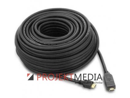 PremiumCord HDMI High Speed s Ether.,se zesilovačem,15m,AWG26, 3xstínění, M/M, zlacené konektory