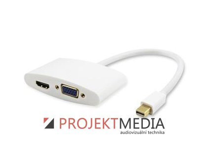 PremiumCord adaptér Mini DisplayPort - HDMI + VGA