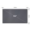 Epson plátno Laser TV 100'' Screen - ELPSC35