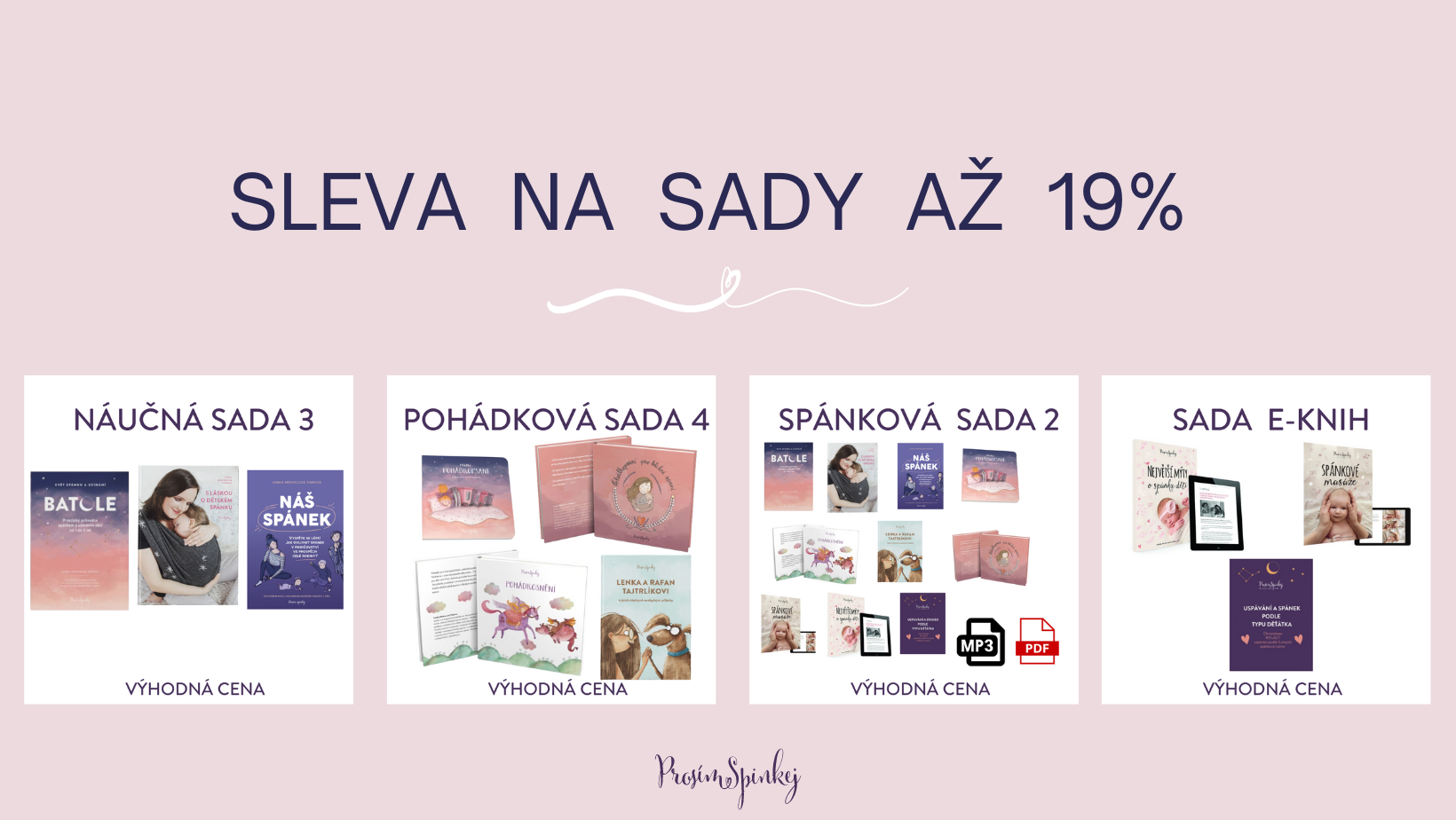 Slevy na sady knížek 19%