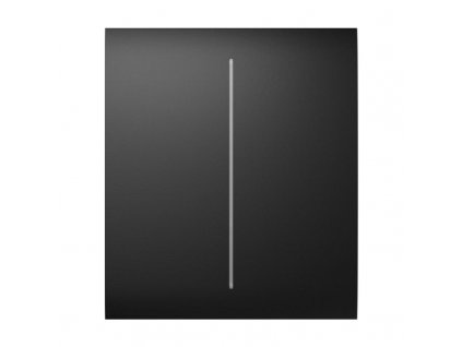 ajax centerbutton 2gang black front