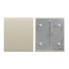 ajax centerbutton 1gang ivory front