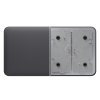 ajax sidebutton 1gang graphite front