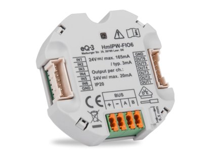 homematic ip dratovy io modul 6 kanalu skryta montaz hmipw fio6 hmipw fio6 left big ies242664
