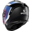 přilba SHARK SPARTAN GT CARBON TRACKER - bílá/černá/červená/modrá (DBR) (velikost L)
