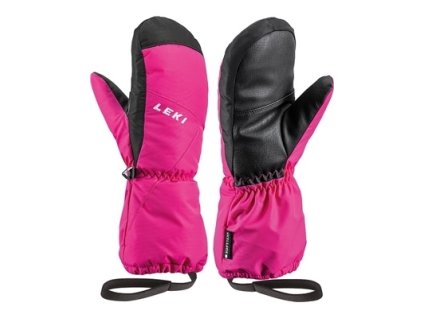 Leki Nevio Junior Mitt pink/black 21/22