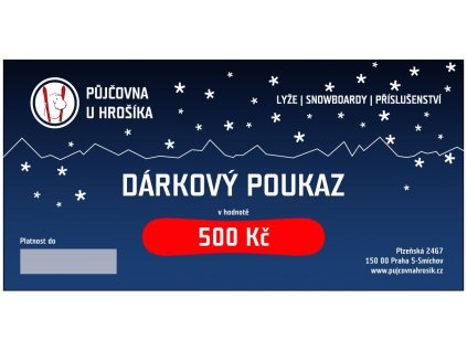 Dárkový poukaz 500