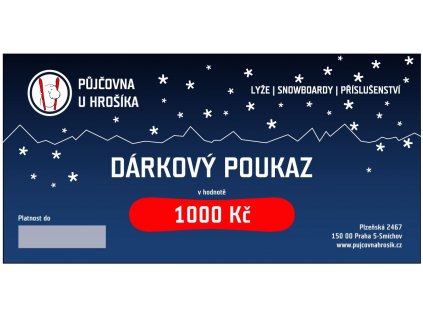 Dárkový poukaz 1000