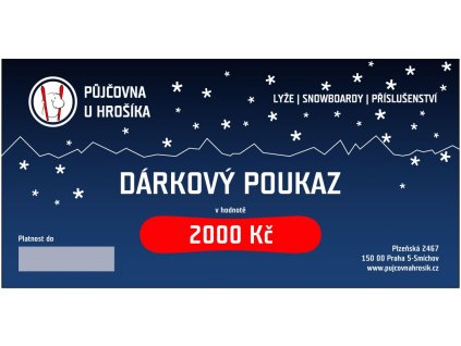 Dárkový poukaz 2000
