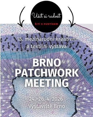 S Puntíkem na BPM už podruhé! Od pátku do neděle bude na brněnském výstavišti další roční @brno_patchwork_meeting Je to...