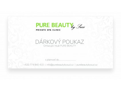 1239 darkovy poukaz omlazujici ritual pure beauty by suzi