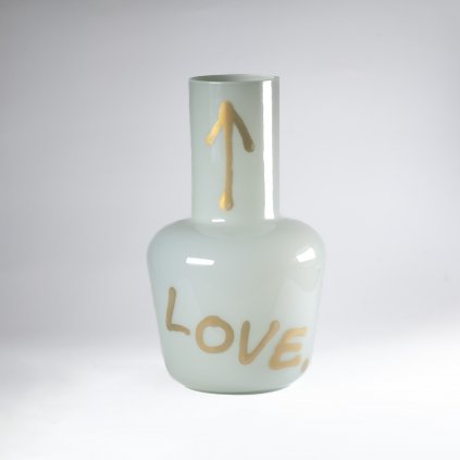 Unnamed Vase - Golden Love - Cyan Grey
