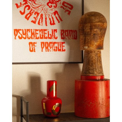 Unnamed Baby Vase / Coral Red