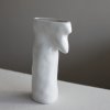 Porcelánová vázá bíla Abstract Vase White