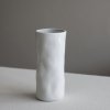 Porcelánová vázá bíla Abstract Vase White Od Maxima Velčovského