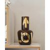 Unnamed Vase with Golden Touch / Chocolate