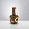 Unnamed Vase with Golden Touch / Chocolate