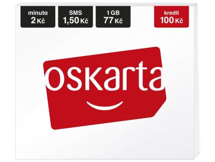 SIM karta Oskarta (100,- Kč kredit)
