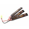 toparms battery lipo 11 1v 1000mah 20c 30c cqb triple 1