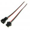 JST-SM 2,54mm 3pin Samec + samice - 200 mm