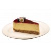 Cheesecake pistacie s boruvkovou glazurou
