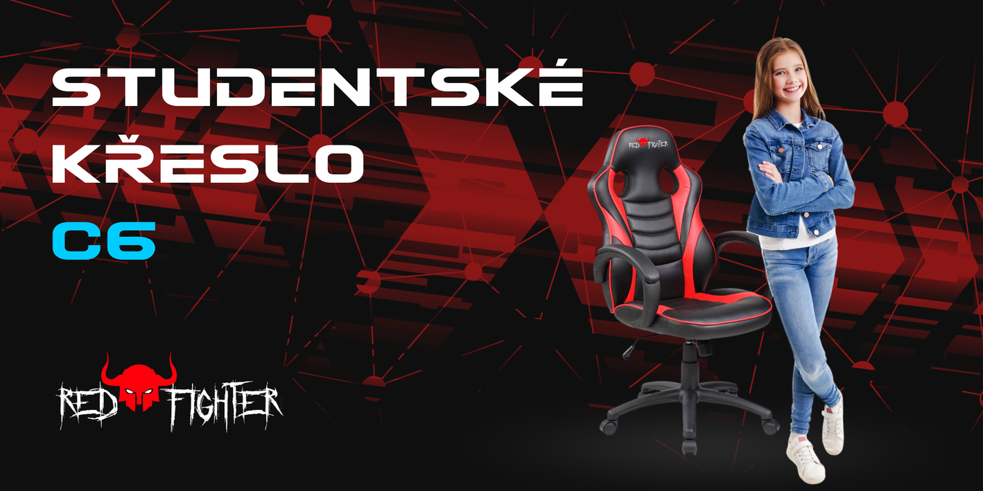Banner Red Fighter dětské herní křeslo C6