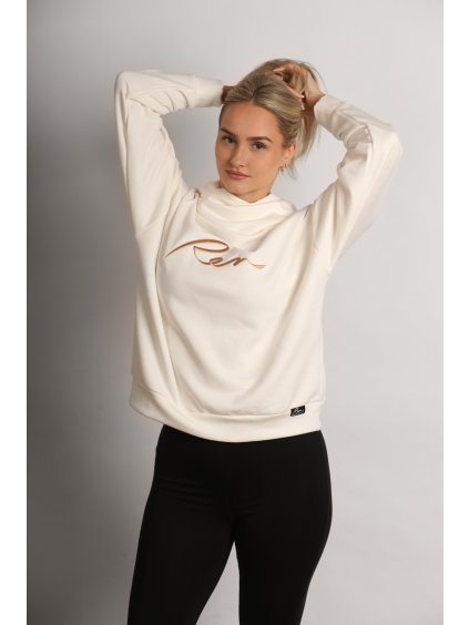 Mikina REN krémová - NUDE logo