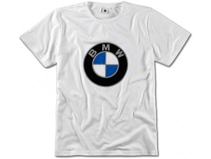 Unisex tričko s logem BMW bílé
