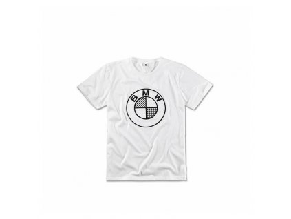 Unisex tričko s logem BMW bílé