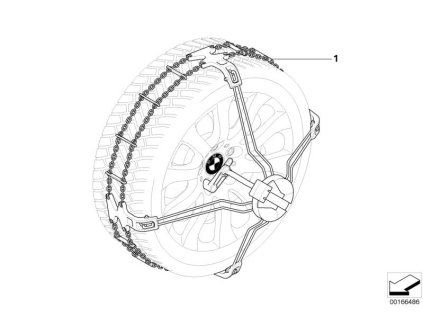 Sněhové řetězy BMW Easy Fit
