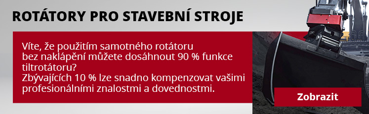 Rotátory pro stavební stroje