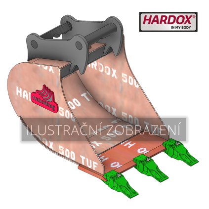 B1S 300 HXP Lžíce premium Hardox