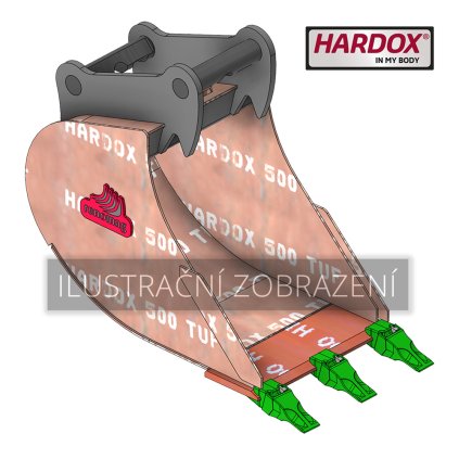 B2S 400 HXP Lžíce premium Hardox