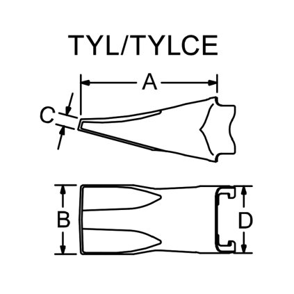 V33TYL Zub - korunka Esco SUPER V