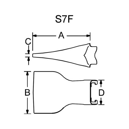 V33S7F Zub - korunka Esco SUPER V