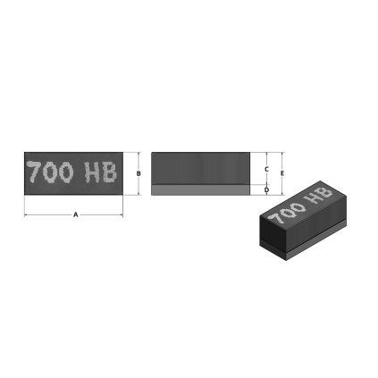 XRS230 Blok obdélníkový