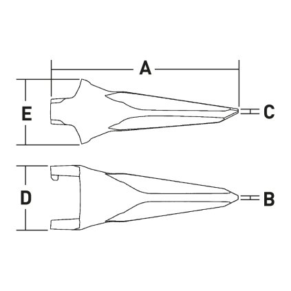 MG65V U Zub - korunka ITR MTG KingMet 65V