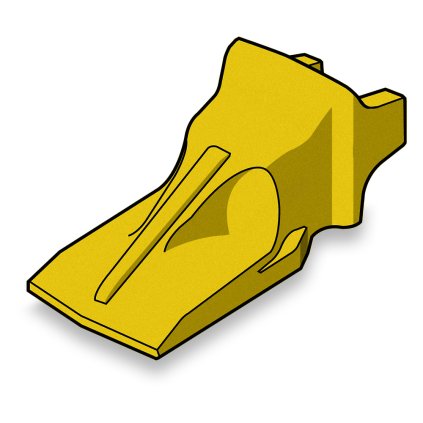 15AMXL Zub - korunka ITR, typ Volvo