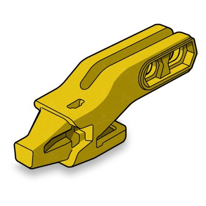 LA20CR40 Adaptér ITR, typ Volvo CORNER ADAPTER - 01