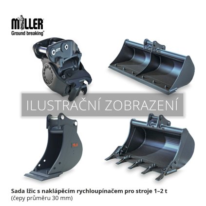 Miller RTD GTT 0A/0B Miller sada lžic a naklápěcího rychloupínače do 2t