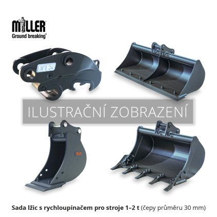 Miller RTD GTS 0A/0B Miller sada lžic a rychloupínače do 2t