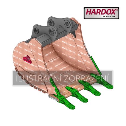 B8 1700 HXS Lžíce skalní Hardox