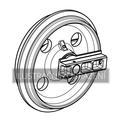 UX056C0F Kolo vodící IDLER GP REAR - 01