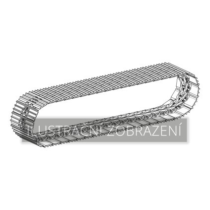 UB101Z1N43300 Řetěz 43 čl., vč. desek 300-2 mm