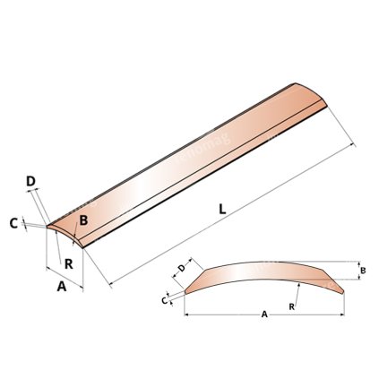 59904 pm20325dp500 brit 203 2x25 4mm 500hb