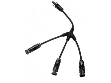 Rozbočení kabelové pro solární panely MC4 1x zdířka 3x konektor