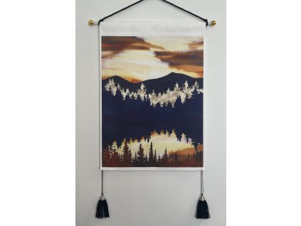 Tapisérie Východ Slunce nad horami